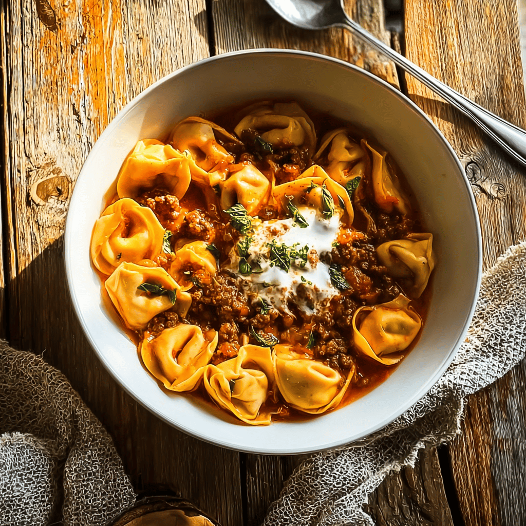 Beef Enchilada Tortellini