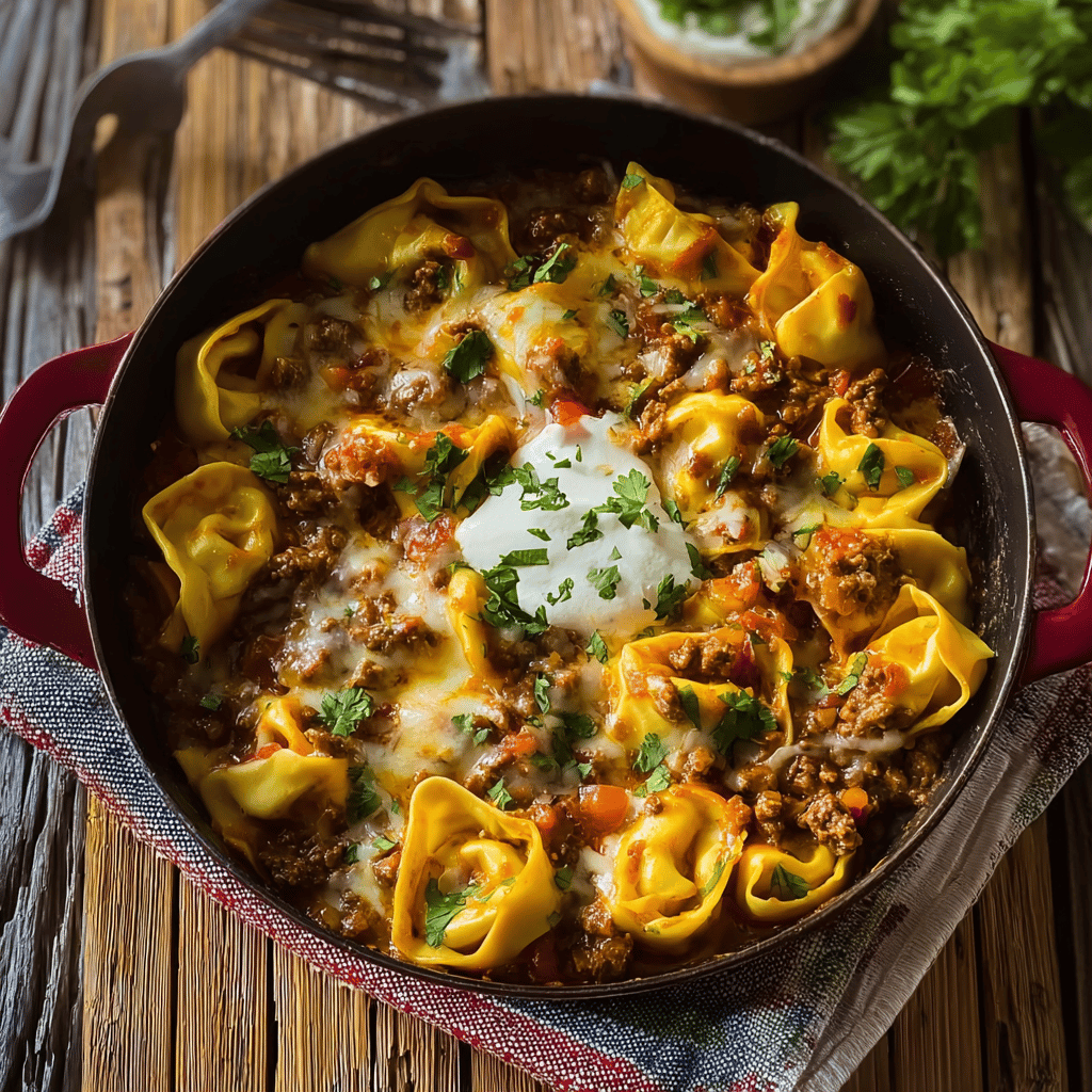 Beef Enchilada Tortellini