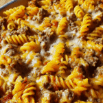 One Pan Healthy Ground Beef Pasta