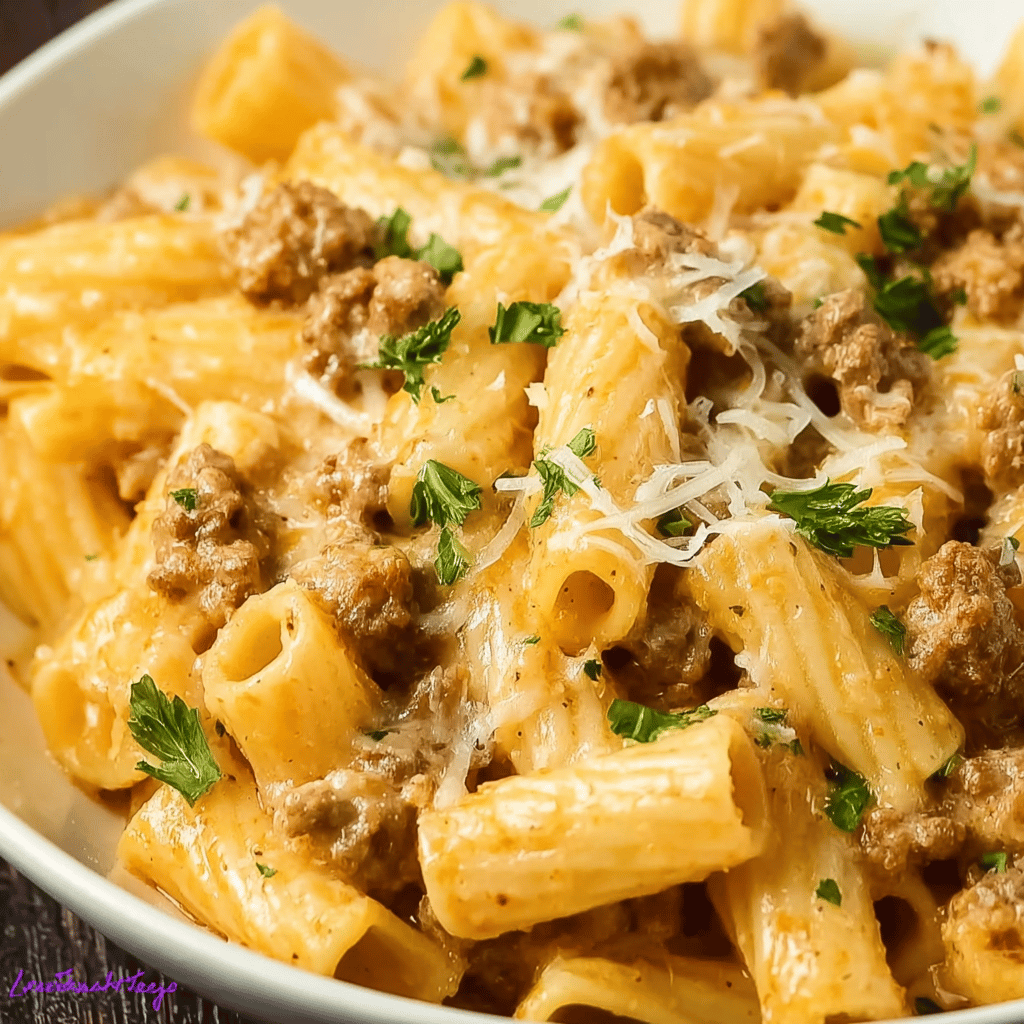 Cheeseburger Pasta