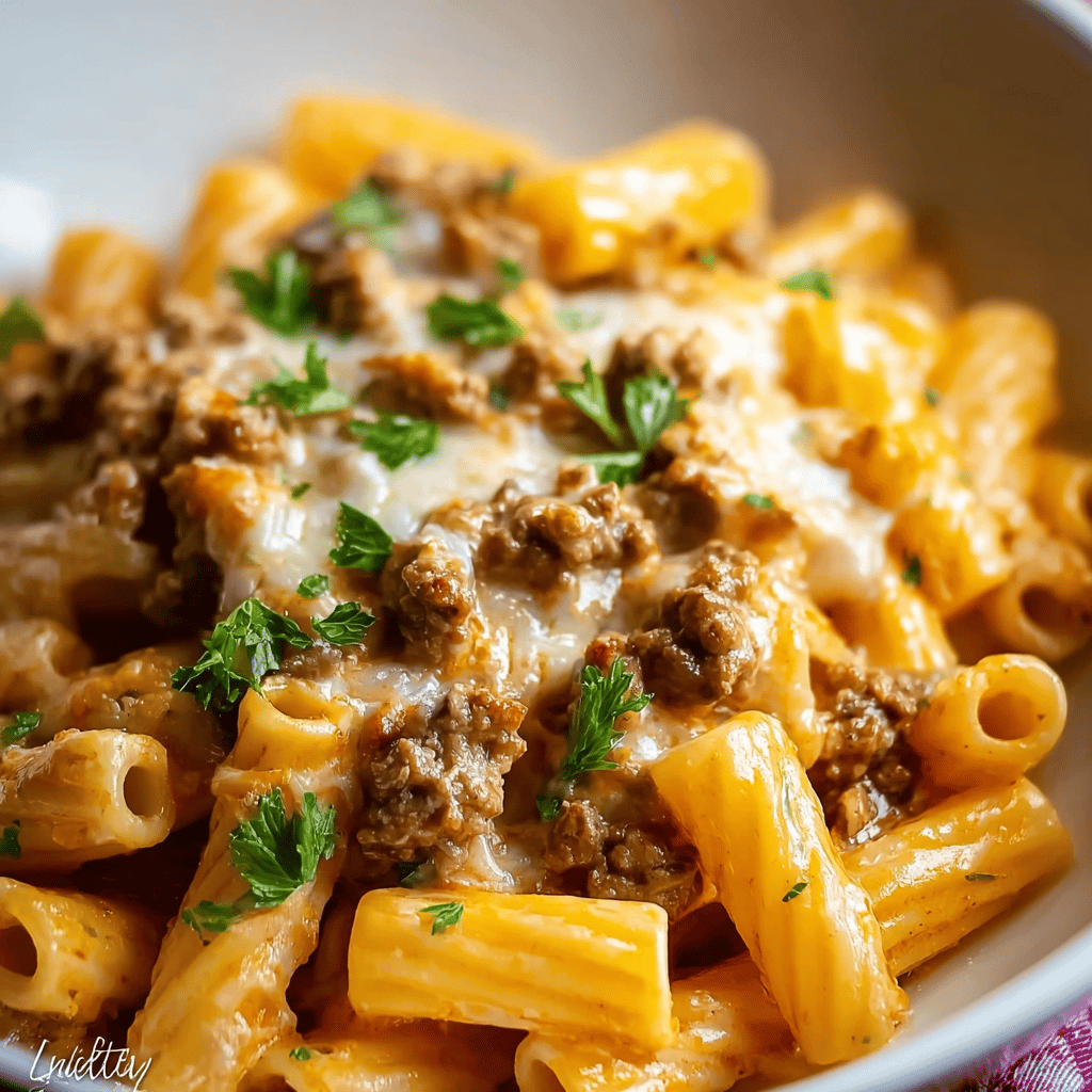 Cheeseburger Pasta