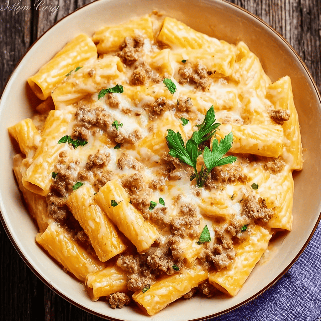 Cheeseburger Pasta