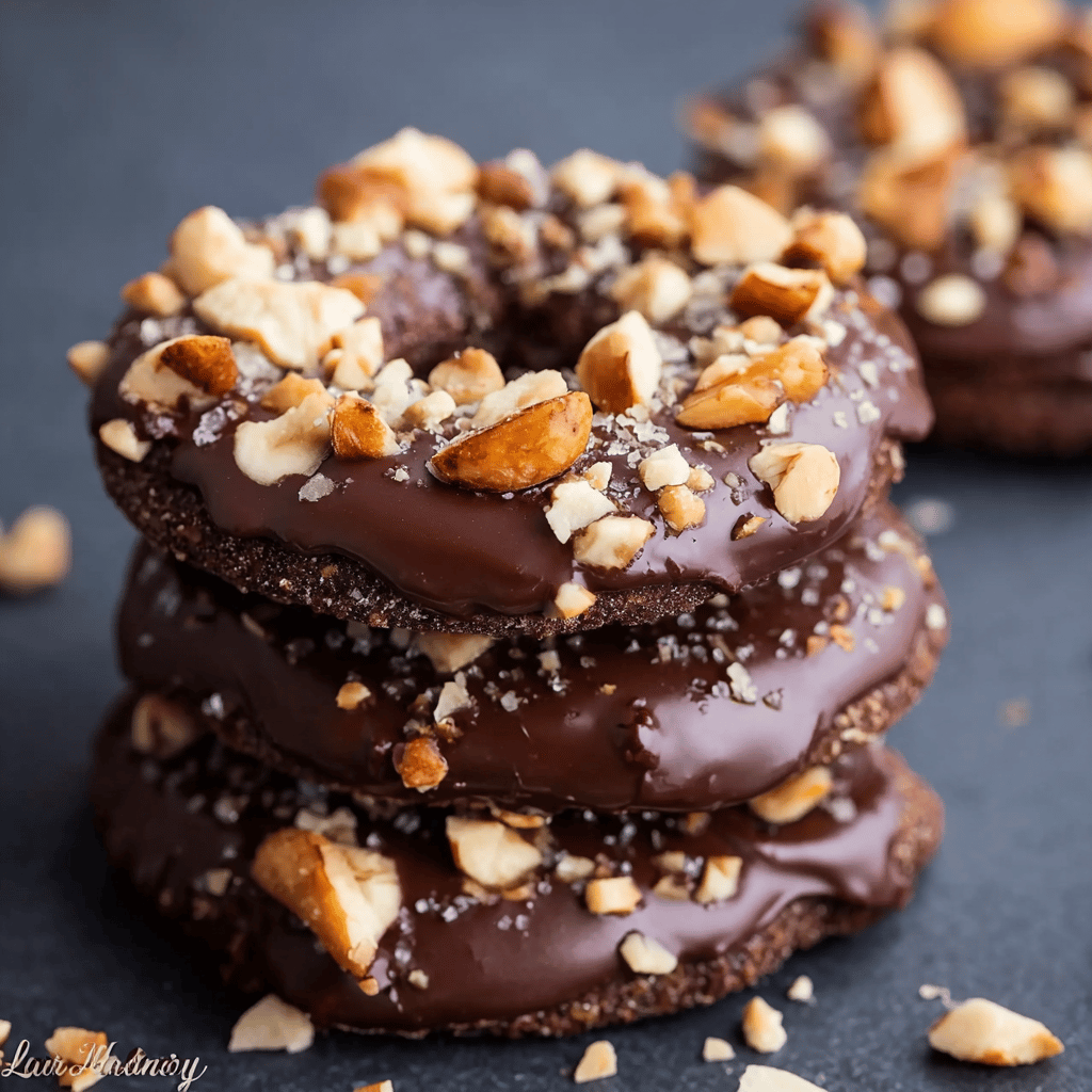 Chocolate Hazelnut Crunch Cookies