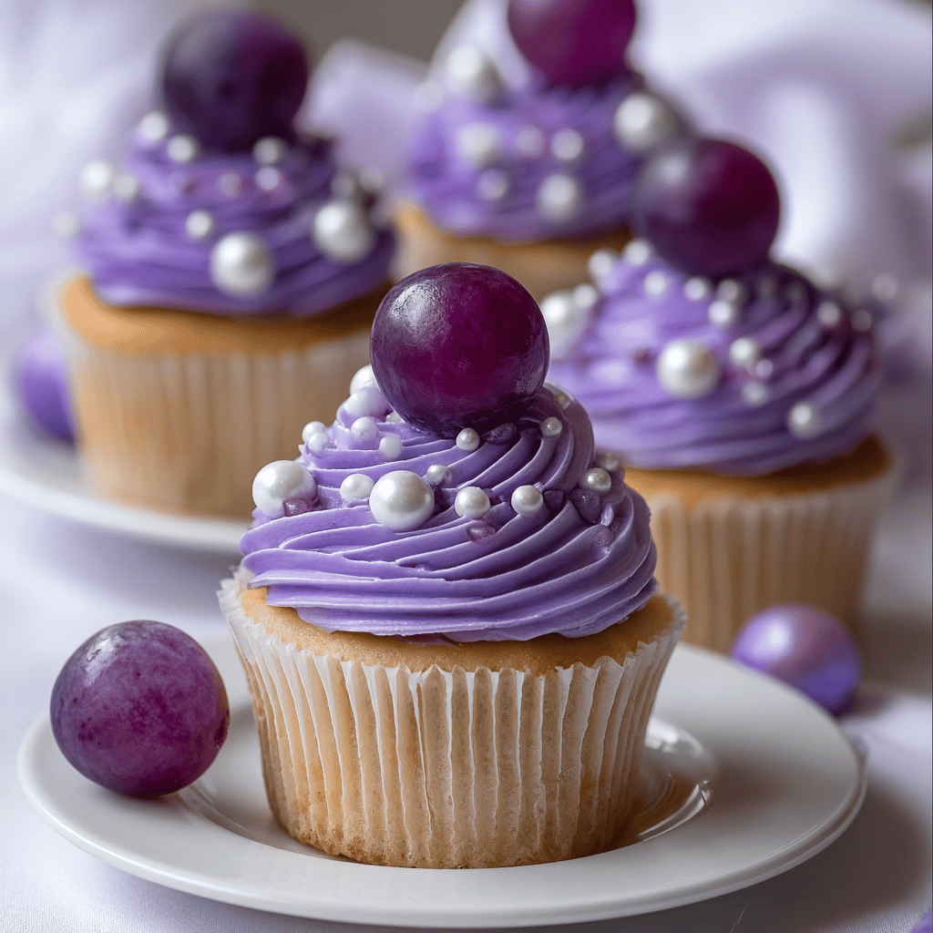 Grape Soda Cupcakes