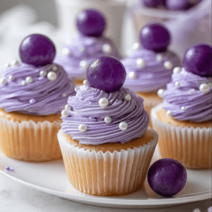 Grape Soda Cupcakes
