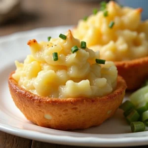 Cheesy Mashed Potato Puffs