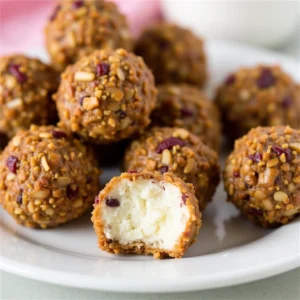 Cranberry Pecan Mini Cheese Balls