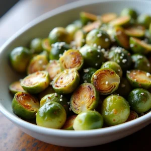 Homemade Brussels Sprouts with Gruyere Cheese