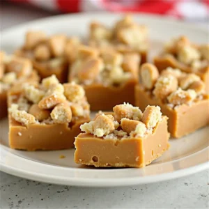 Butterfinger Caramel Crunch Fudge – Easy Holiday Dessert