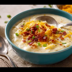 Baked Potato Soup – Fall soup recipes, Easy soup recipes, Recipes