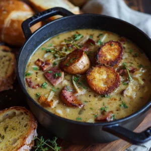 Classic Dutch Oven Cajun Potato Soup