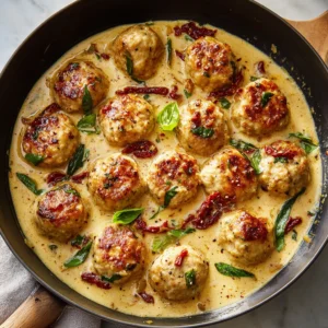 Creamy Marry Me Chicken Meatballs (40 Minutes)