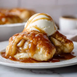 Crescent Roll Apple Dumplings