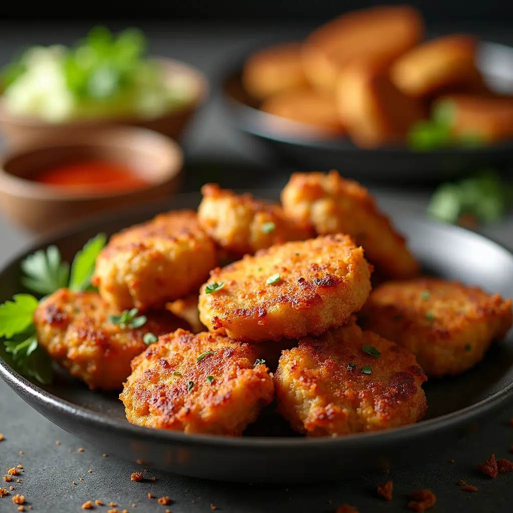 Crispy Chicken Fritters
