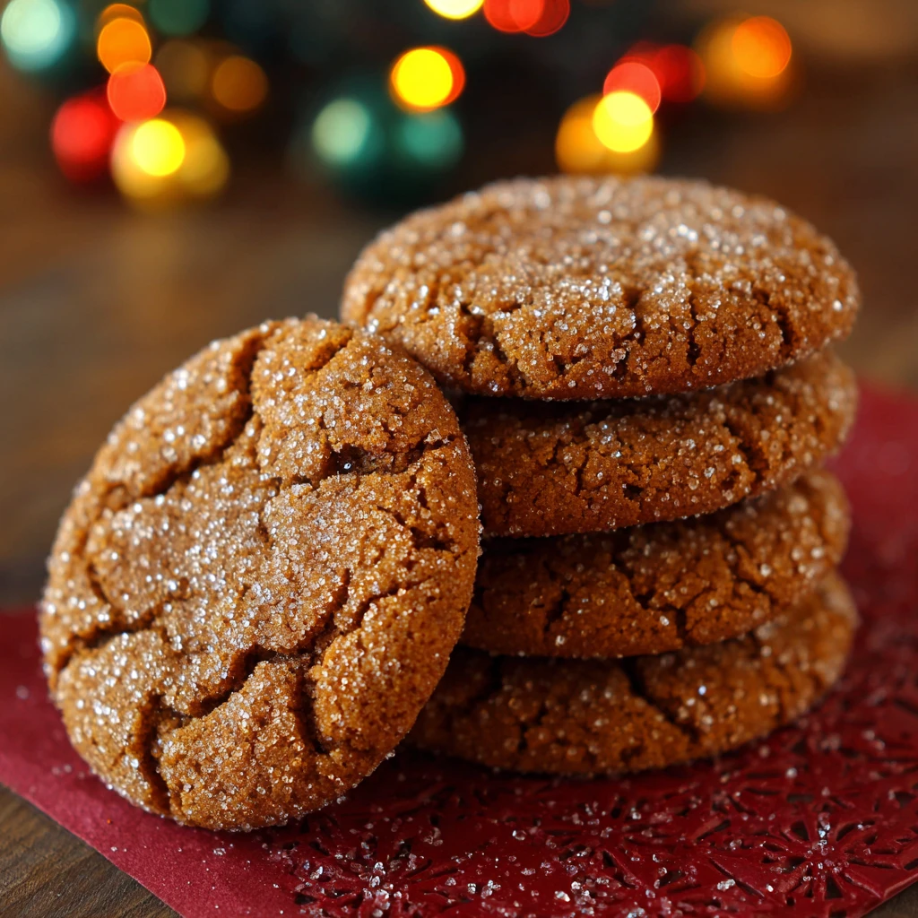Crispy Gingersnap Cookies Recipe