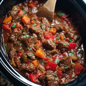 Crockpot Pepper Steak Recipe
