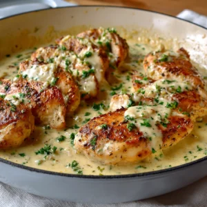 Delicious Creamy Garlic Chicken