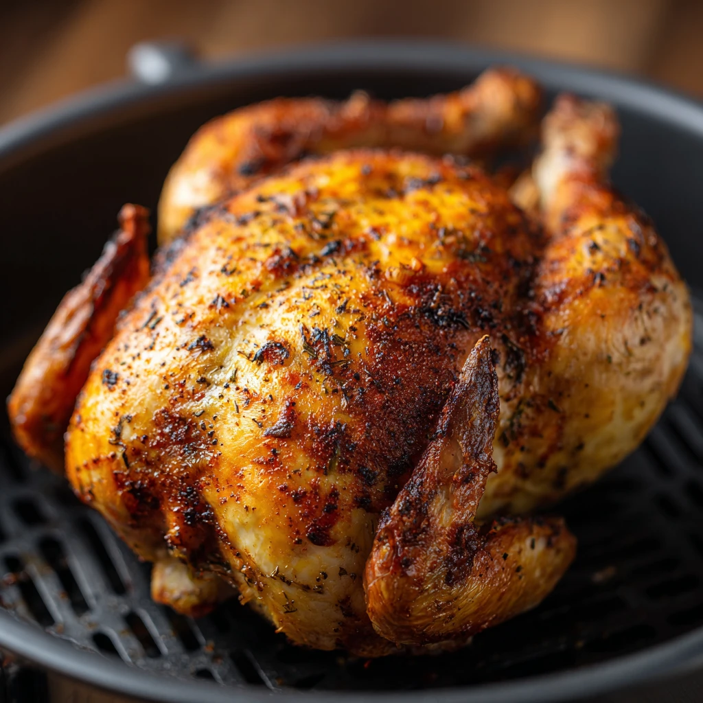 Easy Air Fryer Whole Chicken
