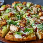 Crunchy chicken caesar sandwich (viral recipe)