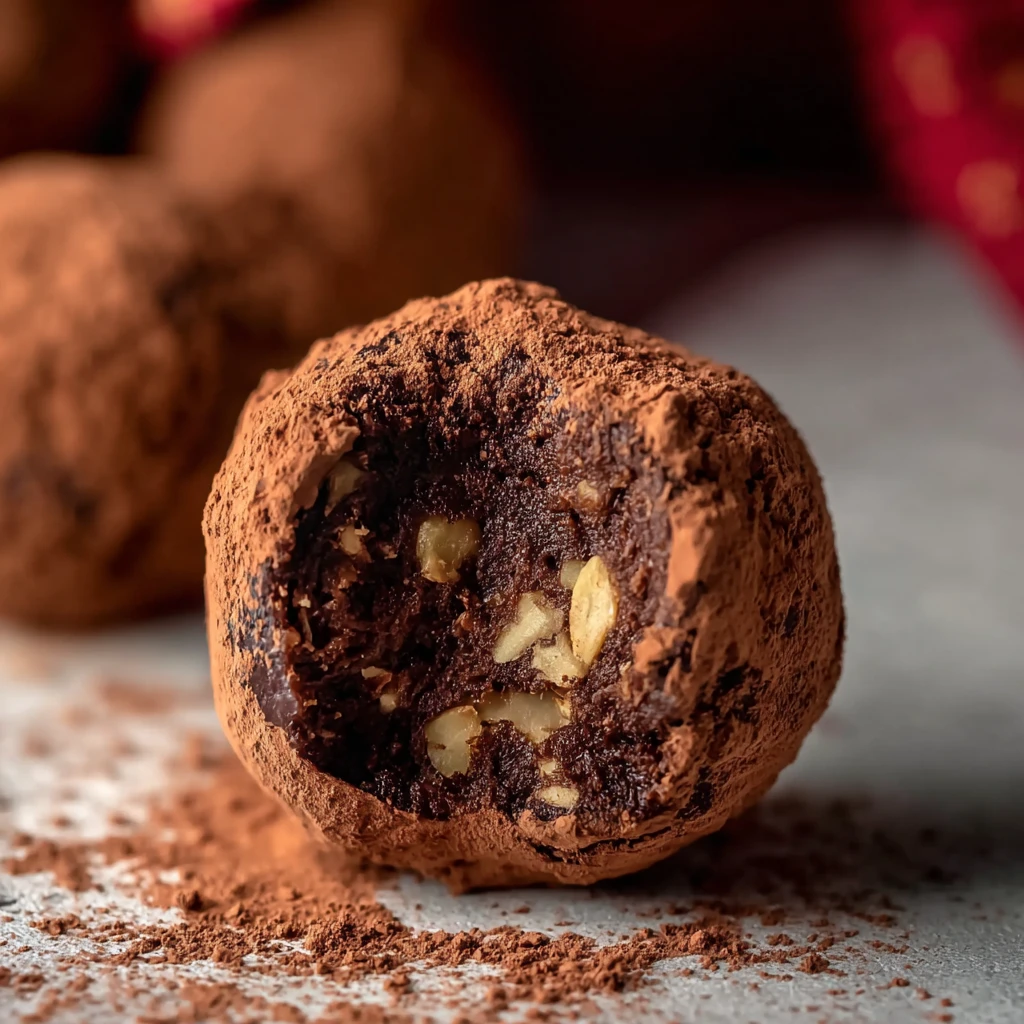 Easy Chocolate Date Truffles