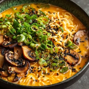 Easy Vegan Thai Red Curry Ramen