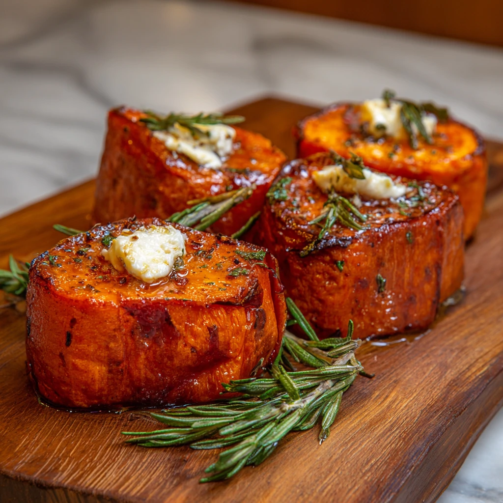 Fondant Sweet Potatoes (slow roasted)