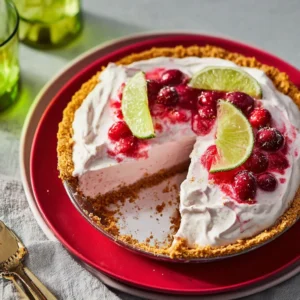 Friendsgiving Recipes – Cranberry-Key Lime Pie