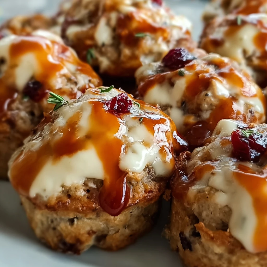 Friendsgiving Recipes - Turkey Meatloaf Muffins