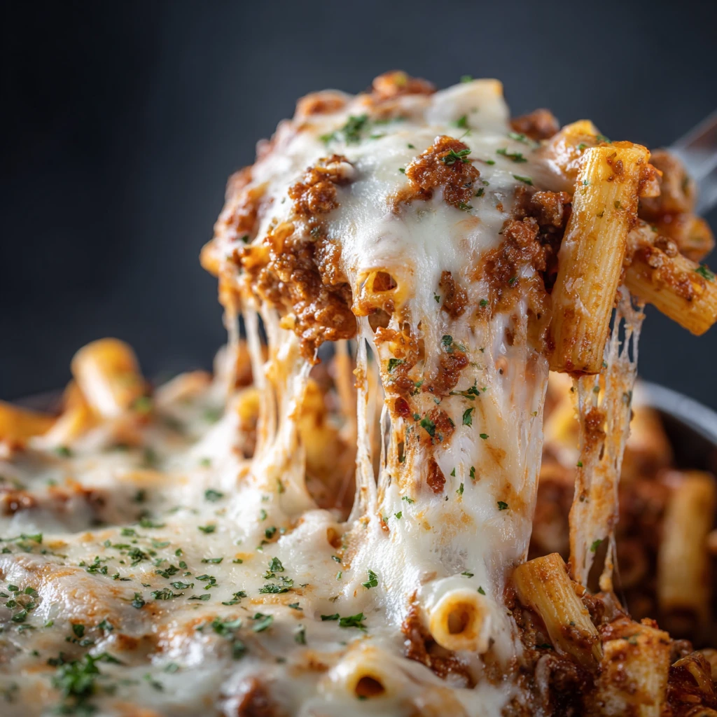 Healthy High Protein Cottage Cheese Baked Ziti