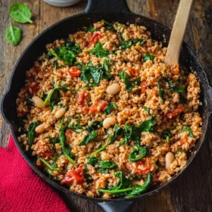 Italian Sausage and Rice Skillet