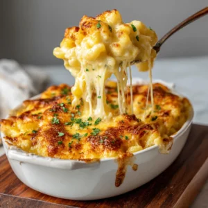 Melty Three-Cheese Mac and Cheese Recipe (Baked)