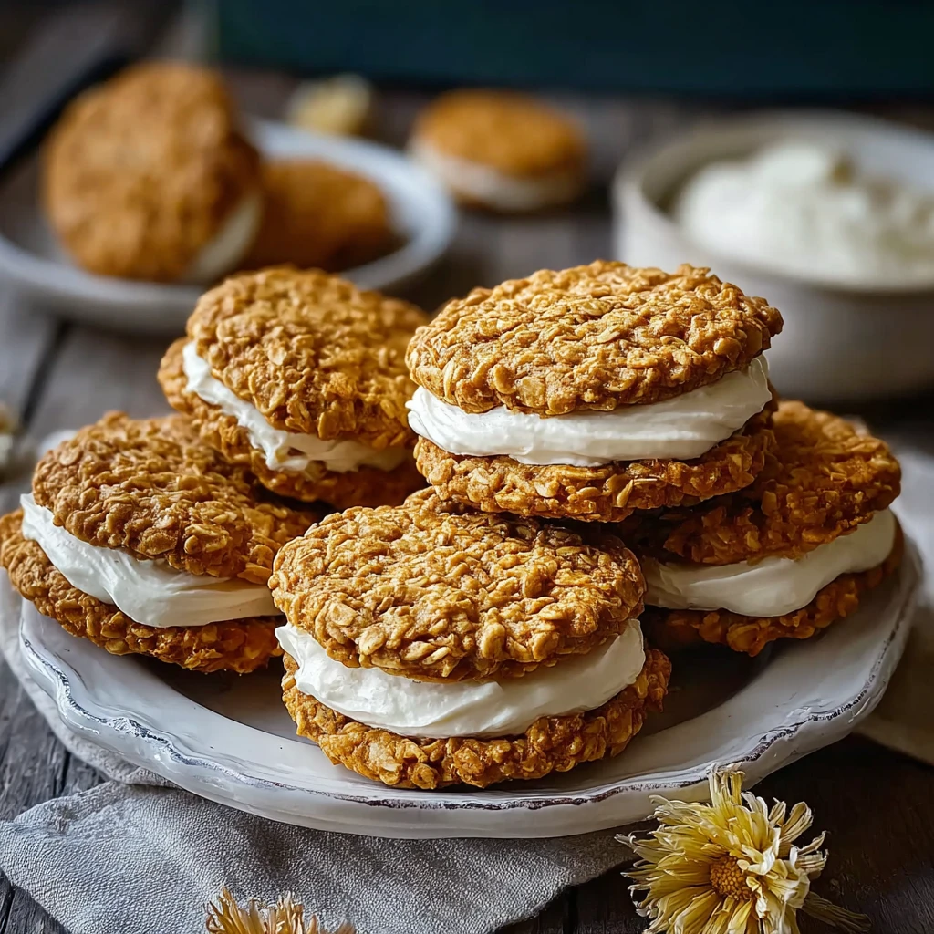 Pumpkin Oatmeal Cream Pies
