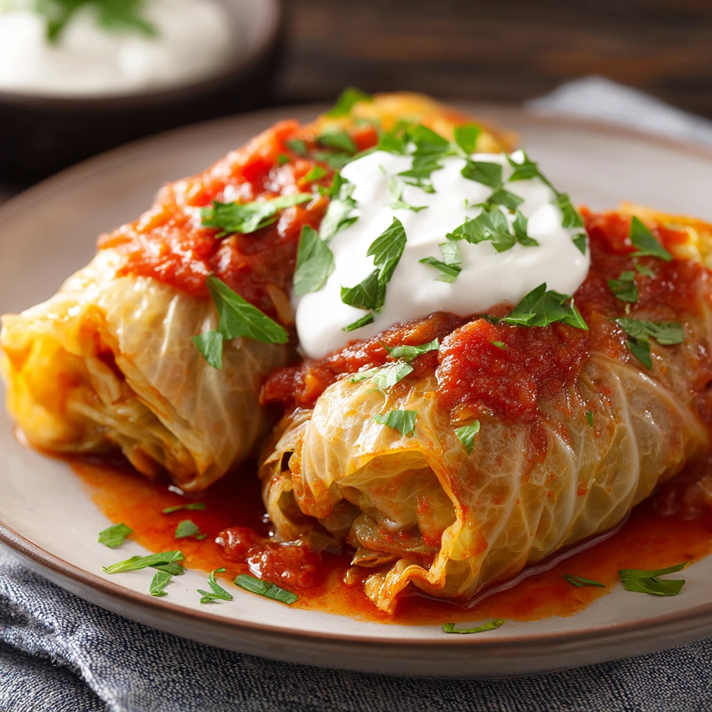 Slow Cooker Cabbage Rolls Recipe