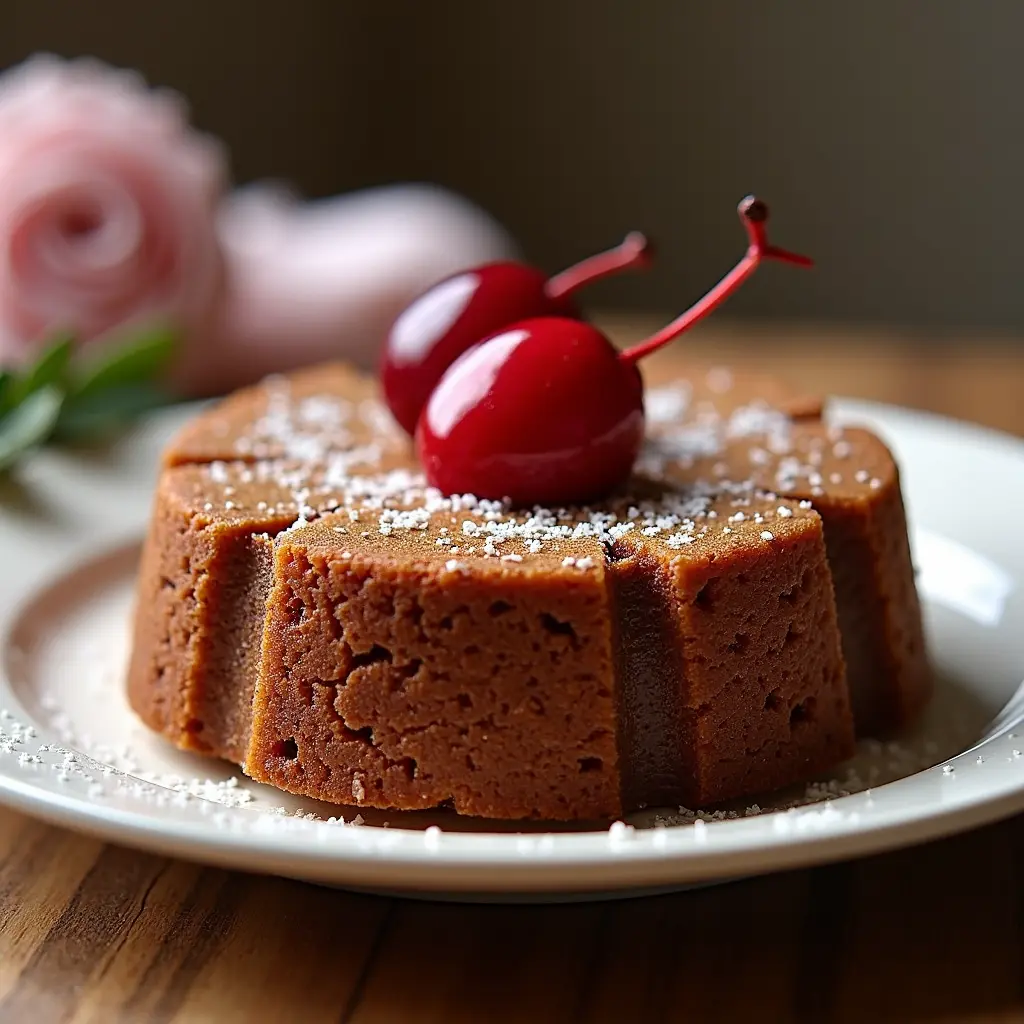 Sweet Sticky Cranberry Gingerbread