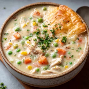 (The BEST) Chicken Pot Pie Soup Recipe