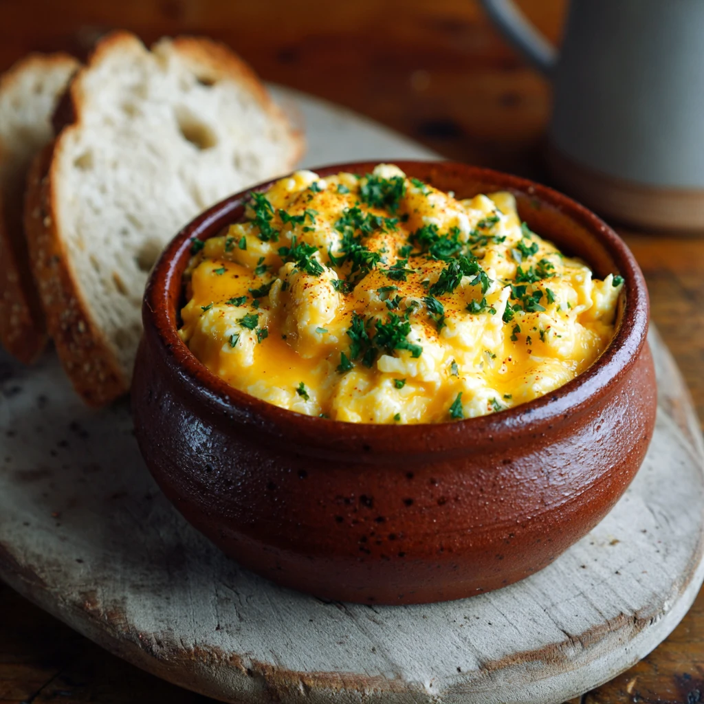 Cheesy Scrambled Eggs