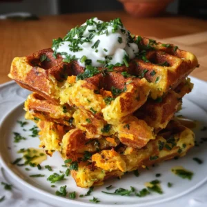 Crispy Mashed Potato Waffles