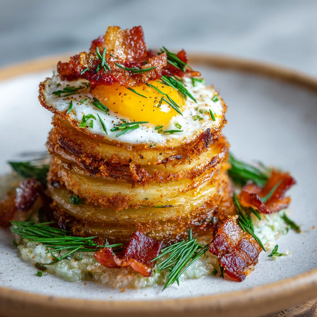 Crispy Potato Stacks