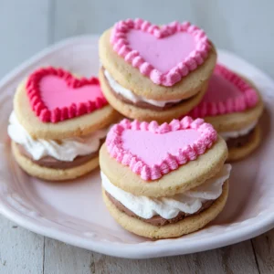 Delightful Valentine Sandwich Cookies for a Sweet Surprise