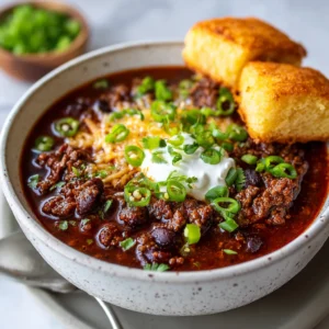 Easy Classic Beef Chili