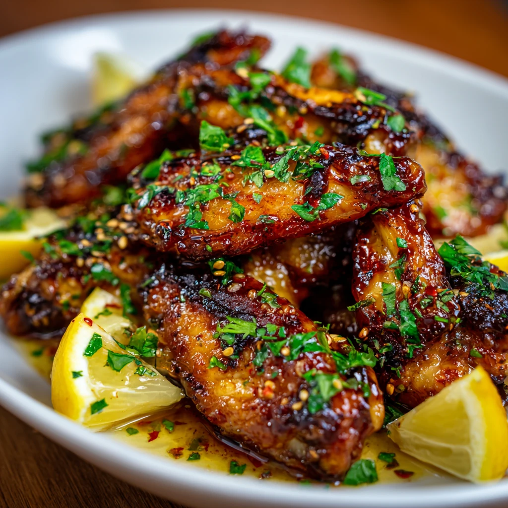 Hot Honey Lemon Pepper Wings