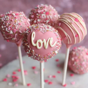 Irresistible Valentine Cake Pops: Sweet Love Treats