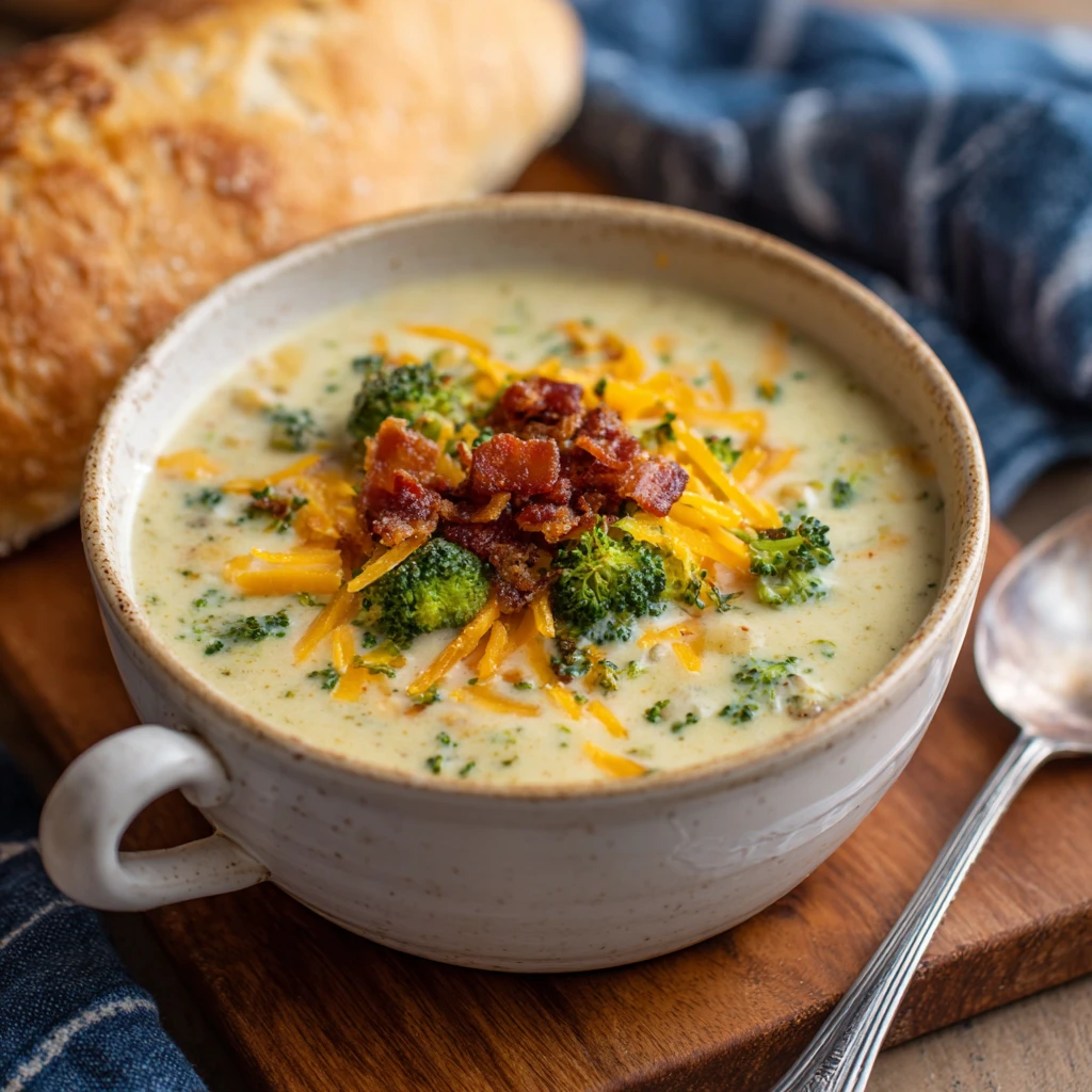 Loaded Broccoli Cheese & Potato Soup Healthy dinner idea