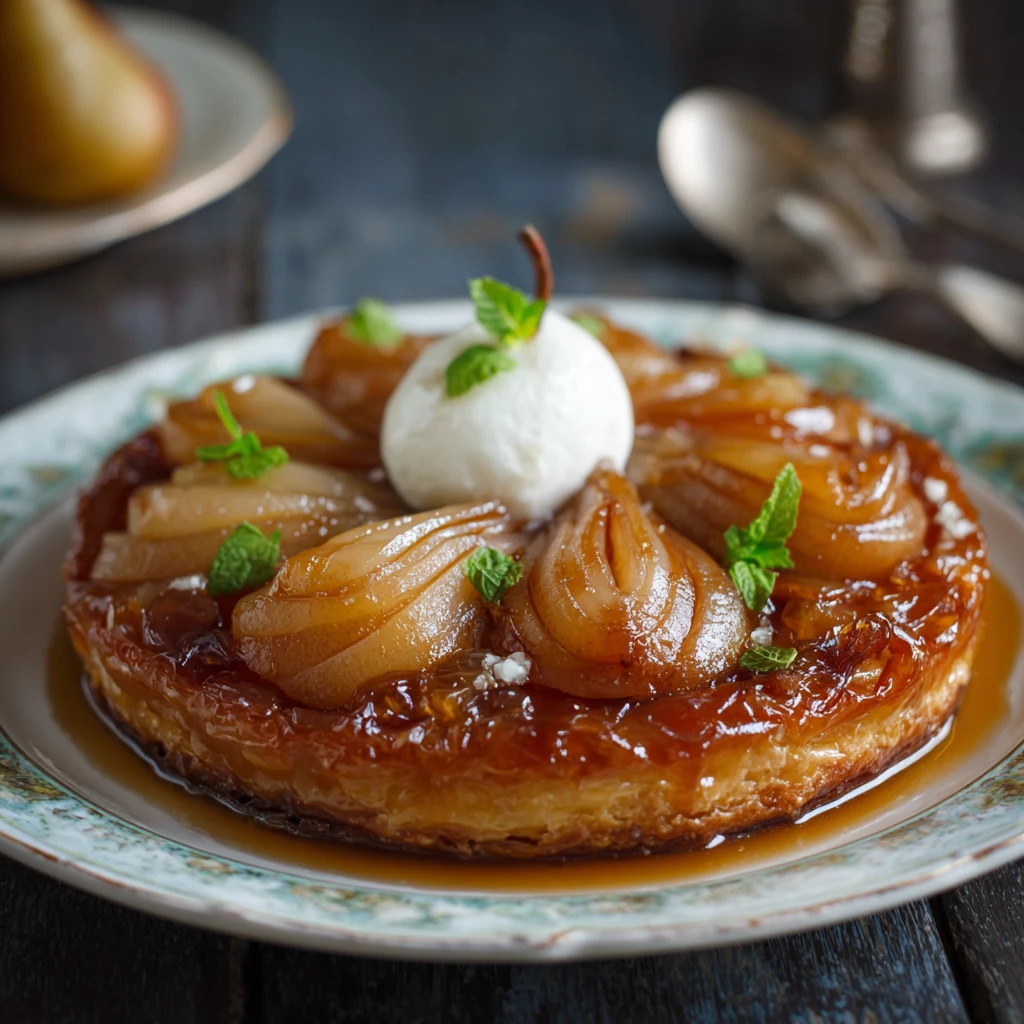 Pear Tarte Tatin (The Easiest)