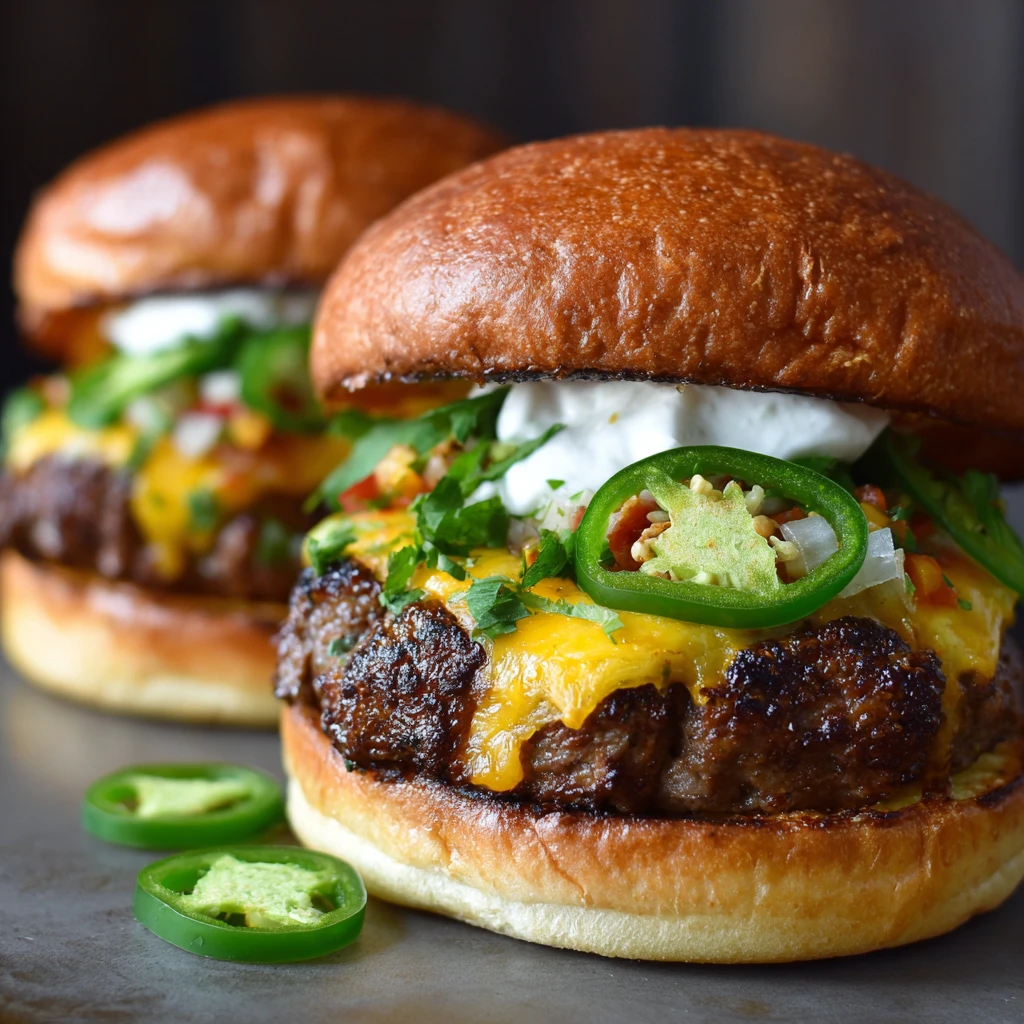 Spicy Jalapeño Smash Burgers: A Flavor Explosion!
