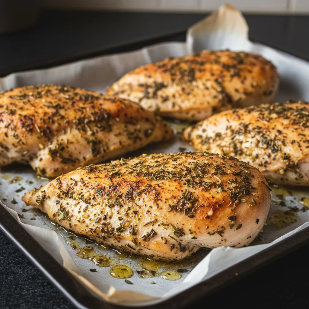 Boneless Skinless Chicken Breast in Oven