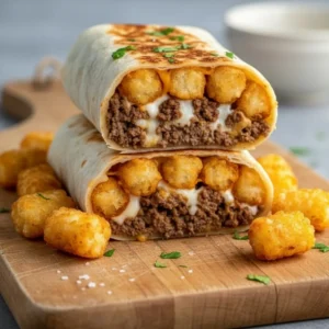 Cheesy Potato Burritos (Taco Bell Copycat, So Easy!)