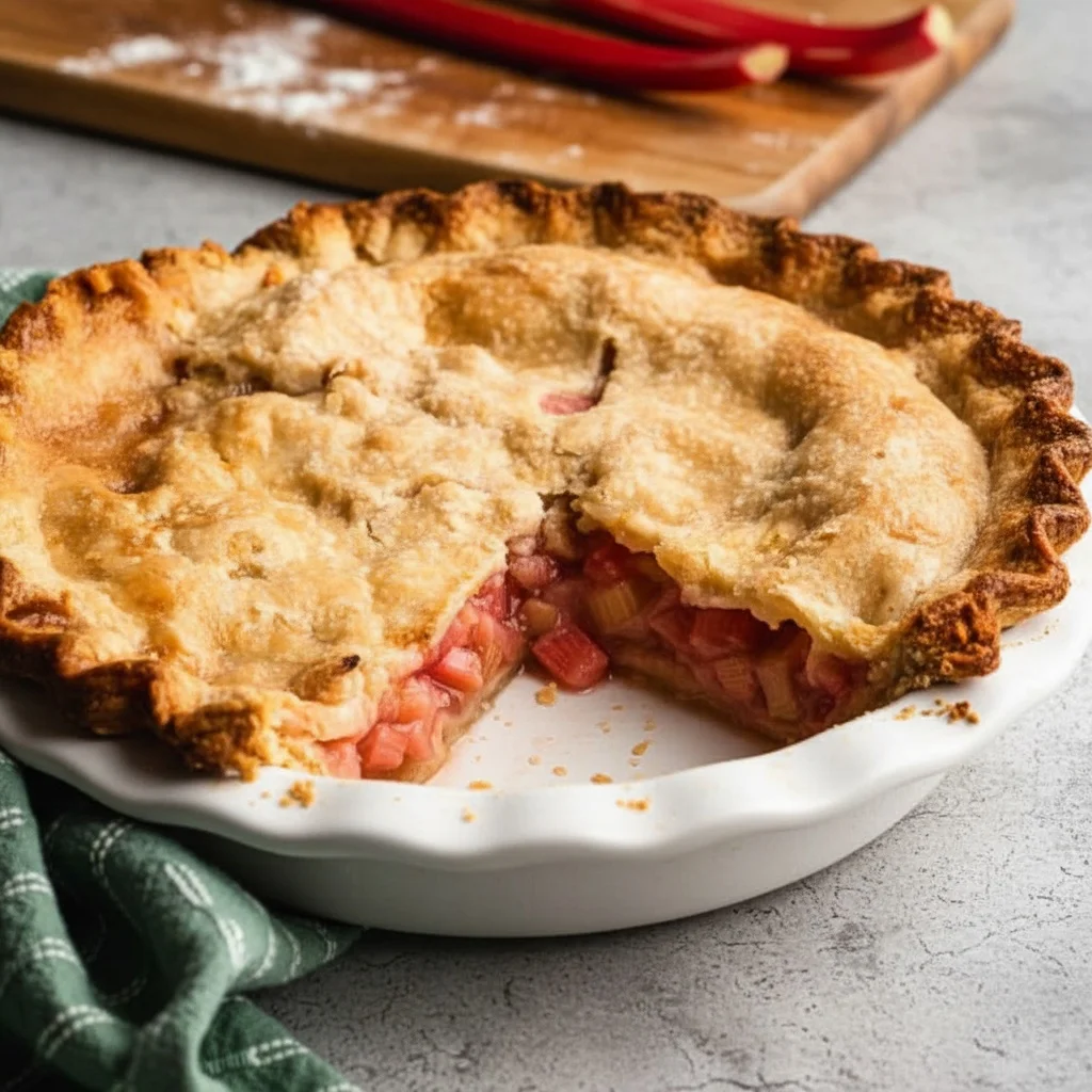 Old-Fashioned Rhubarb Pie