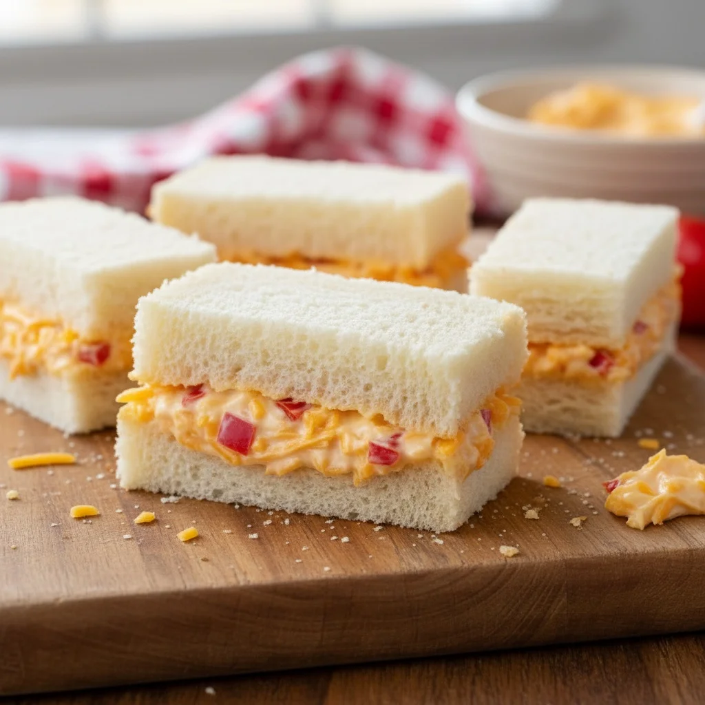 Pimento Cheese Finger Sandwiches