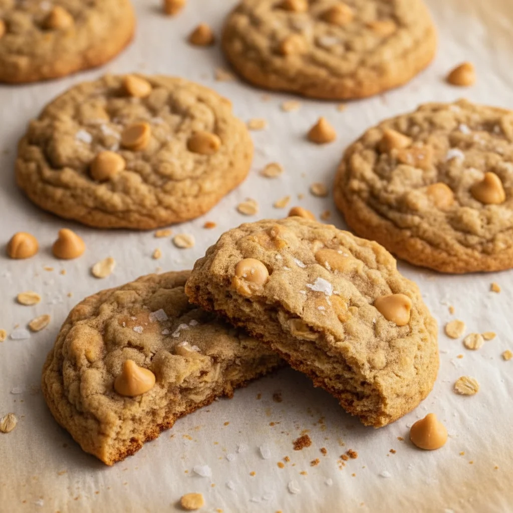 Soft and Chewy Oatmeal Cookies
